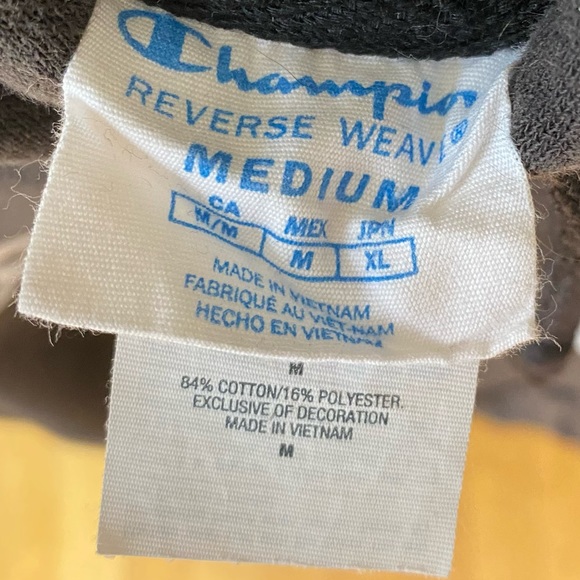 (ON SALE) 101 Dalmatians🐄(B&W) Embroidered Champion logo hoodie size medium🖤🤍 - Picture 3 of 4